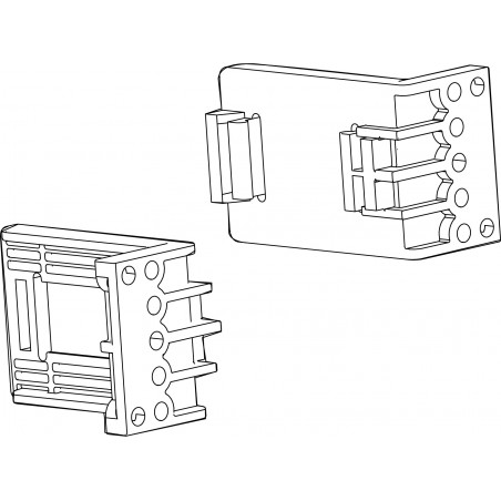 CONF.10 PZ SQUADRETTE DI FISSAGGIO DIAMANTE
