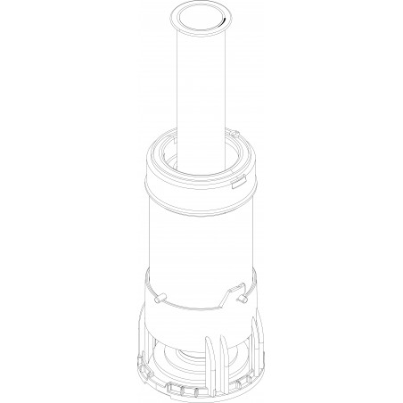 VALVOLA SINGOLO SCARICO GEMMA/IVORY/PANAMA