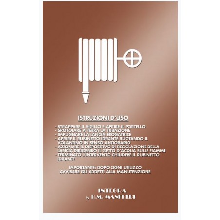 LASTRA PER CASSETTA PORTAESTINTORE