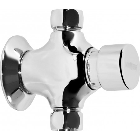 RUBINETTO TEMPORIZZATO PER DOCCIA IN OTTONE A MURO ISTALLAZIONE A VISTA