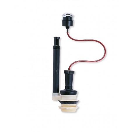 MECCANISMO DI SCARICO IN PLASTICA CON PULSANTE