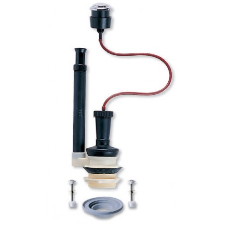 MECCANISMO DI SCARICO CON PULSANTE E KIT MONOBLOCCO