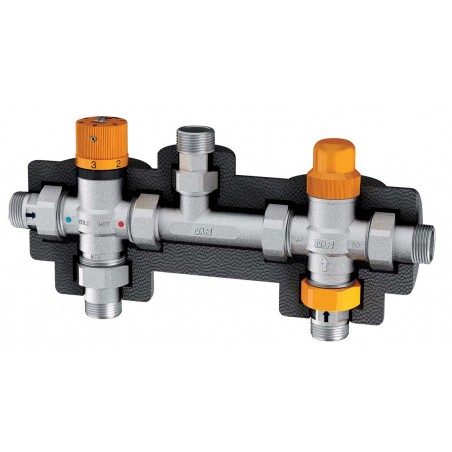 GRUPPO PER IMPIANTO SOLARE CON INTEGRAZIONE TERMICA E DEVIATORE