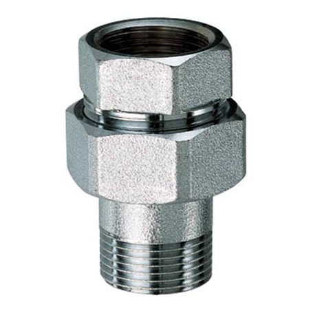 RACCORDO DIRITTO 3 PEZZI 3/4' CROMATO