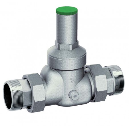 RIDUTTORE DI PRESSIONE 1' 1/4' CROMATO M-M DZR