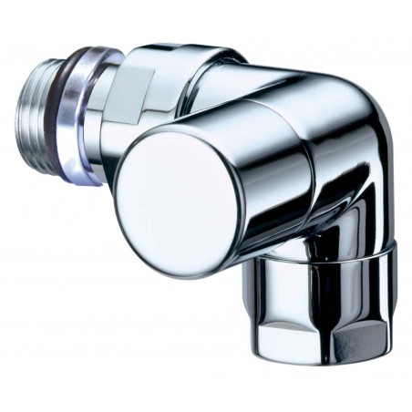 TOPFAR - DETENTORE 1/2' AD ANGOLO DX RAME CROMATO LUCIDO