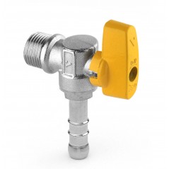 RUBINETTO GAS 1/2 METANO PORTAGOMMA