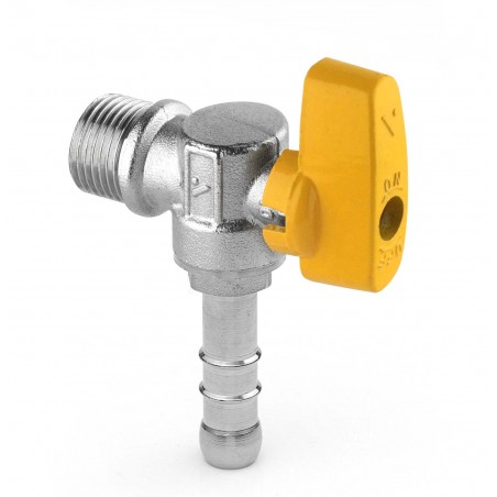 RUBINETTO GAS 1/2 METANO PORTAGOMMA