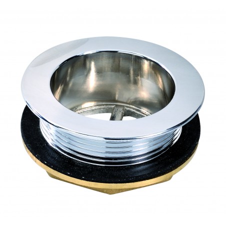 PILETTA DI SCARICO OTTONE CROMATO 2"