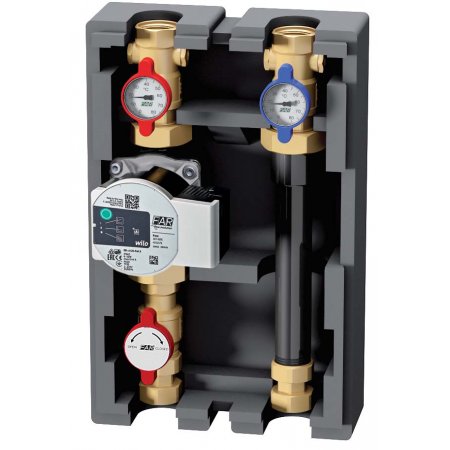 GRUPPO DI RILANCIO DIRETTO 1" C/CIRCOLATORE ELETTR.1-6M INT. 180MM