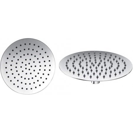 SOFFIONE DOCCIA TONDO SLIM INOX DM 20