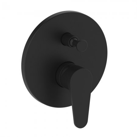 ROCKET DOCCIA INCASSO MONOC. A 2 VIE NERO OPACO