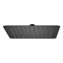 SOFFIONE DOCCIA QUADRO SLIM 300X300 MM NERO OPACO