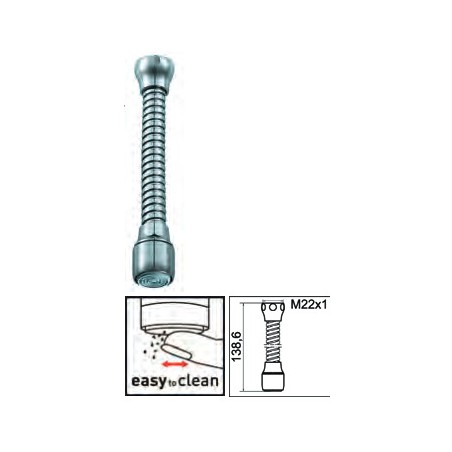 AEREATORE CASCADE SLC AC M22X1